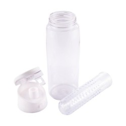 Bidon Mint /farblos 700ml - Weiß