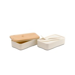Machico doppelte Lunchbox - Beige