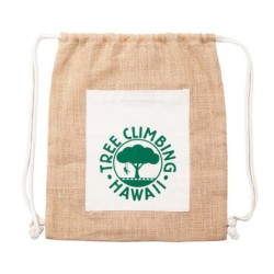 Eco-Pure Jute-Rucksack - Braun