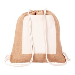 Eco-Pure Jute-Rucksack - Braun
