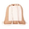 Eco-Pure Jute-Rucksack - Braun