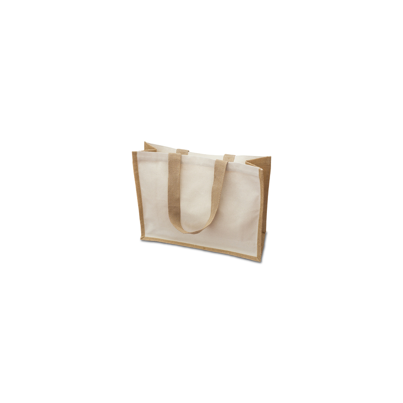 Tasche Mannar aus Baumwoll-Jute - Beige