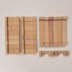 Rautenpuzzle - Braun