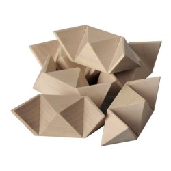 Sternenpuzzle - Braun