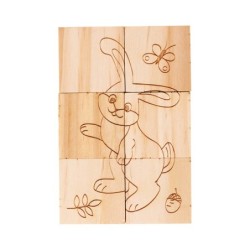 Animal World Holzklötze - Beige