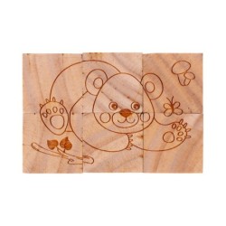 Animal World Holzklötze - Beige