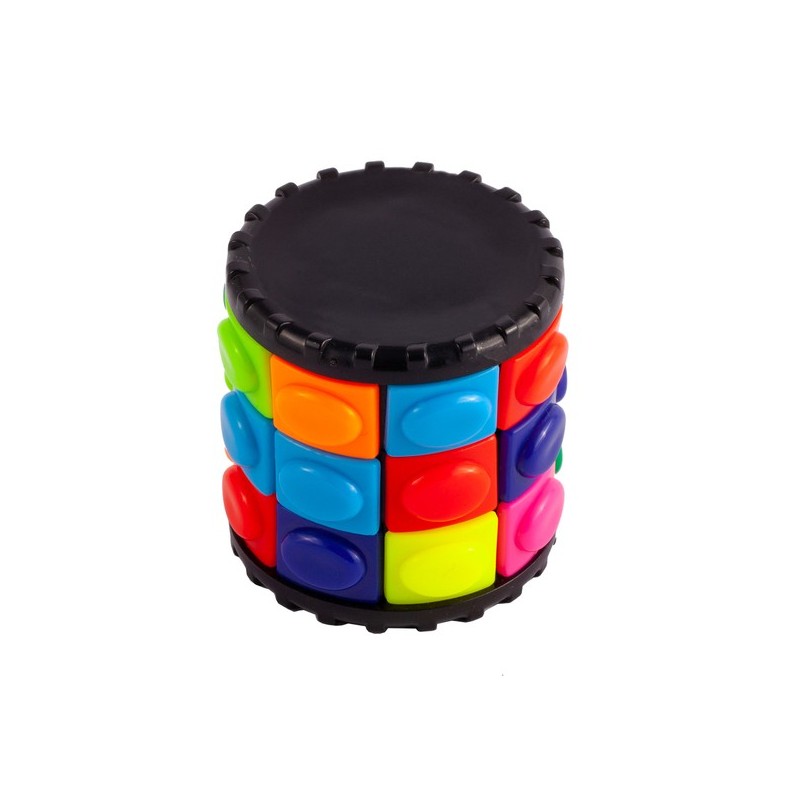 Blockiges Puzzle - Multicolor