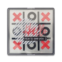 Magnetisches Tic Tac Toe Spiel - Schwarz