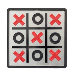 Magnetisches Tic Tac Toe Spiel - Schwarz