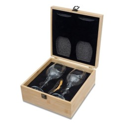 Veneto Set bestehend aus zwei Weingläsern - Beige