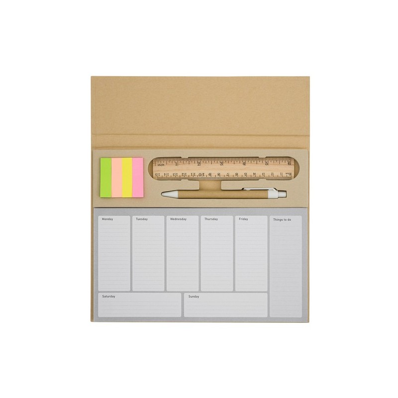 Melle Tischplaner - Braun
