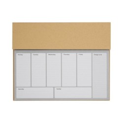 Melle Tischplaner - Braun