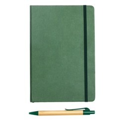 Geschenkset Forest Kugelschreiber und Notizbuch - Grün
