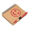 Smile Notizbuch - Rot