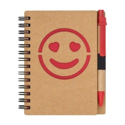Smile Notizbuch - Rot