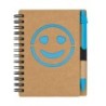Smile Notizbuch - Hellblau