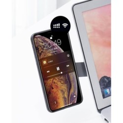 Magneto-Telefonhalterung mit seitlicher Halterung - Schwarz