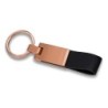 Rosa Metall-Schlüsselanhänger - Schwarz