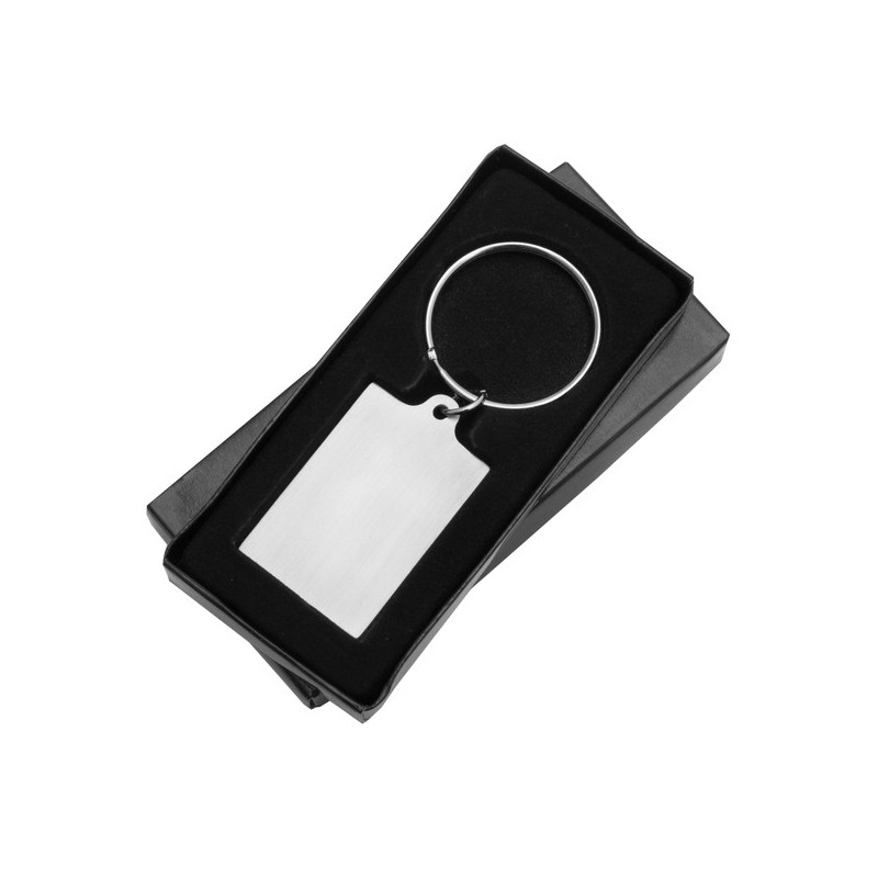 Schlüsselanhänger aus sichtbarem Metall - Silber