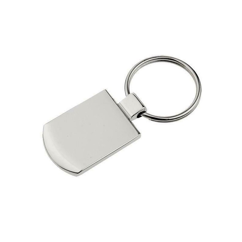 Starker Schlüsselanhänger aus Metall - Silber