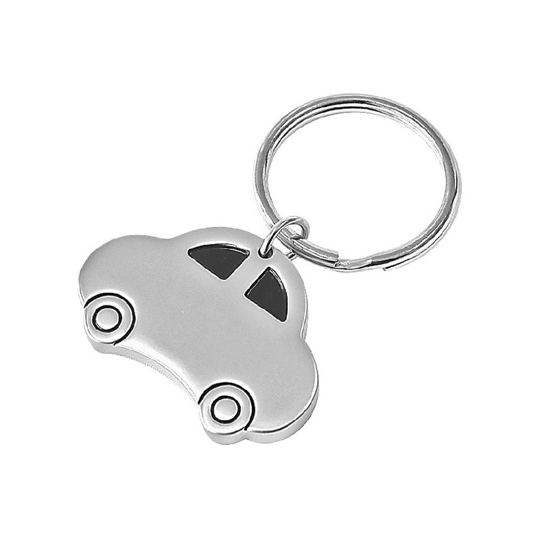 Auto-Schlüsselanhänger aus Metall - Silber