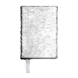 Pailletten-Notizblock - Schwarz