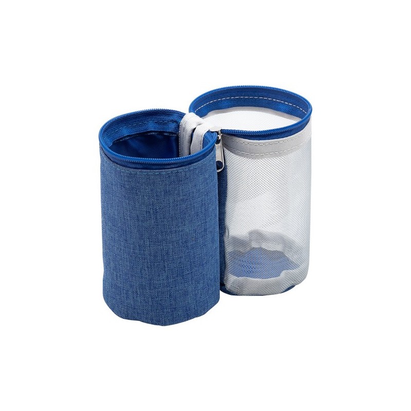 Vielseitiges Federmäppchen - Blau