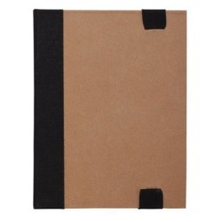 Kraftpapier-Notizblock mit Memo-Set - Schwarz