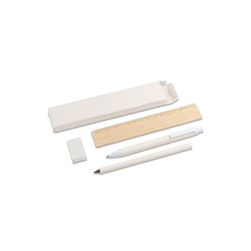 Latte Schul- und Büroset - Weiß