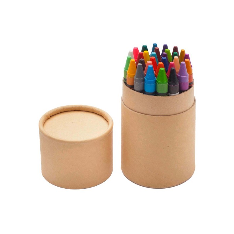 30er Wachsmalstift-Set in Tube - Beige