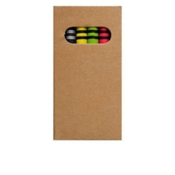 Wachsmalstift-Set 8cm - Braun