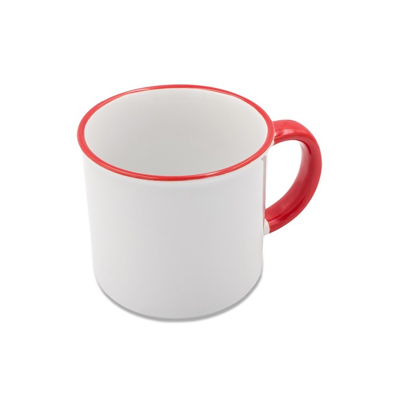 Ars-Becher mit Sublimationsbeschichtung 400ml - Rot