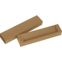 Verpackung für einen Kugelschreiber  - Beige