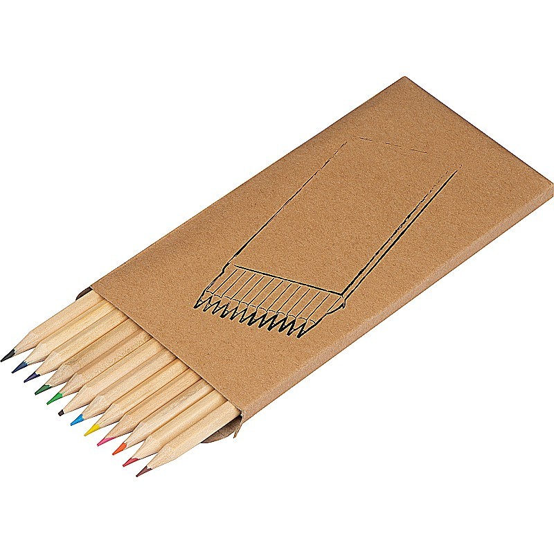 12 teiliges Bunststiftset - Beige