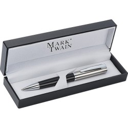 Mark Twain Kugelschreiber in Geschenkbox  - Schwarz