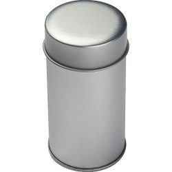 Schreibset in Metallbox - Silbergrau