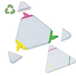 Textmarker Dreieck - Weiß