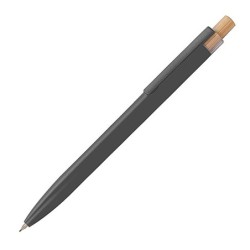 Schreibset mit Kugelschreiber und Druckbleistift aus recyceltem Aluminium  - Anthrazit