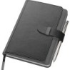 A5 Notizbuch mit Visitenkartenmappe - Anthrazit