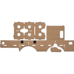 VR Brille aus Karton - Braun