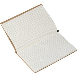Notizbuch mit umweltfreundlichem Umschlag - Braun