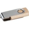 USB Stick aus hellem Holz 4GB - Braun