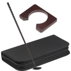 Büro Golfset mit Holzputter - Schwarz