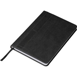 Notizbuch mit Steckfach A5 - Schwarz