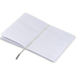 Notizbuch mit Steckfach A5 - Weiß