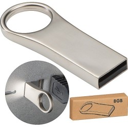 USB Stick aus Metall 8GB  - Silbergrau