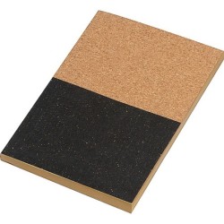 A5 Notizbuch Kork - Schwarz