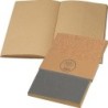 A5 Notizbuch Kork - Silbergrau