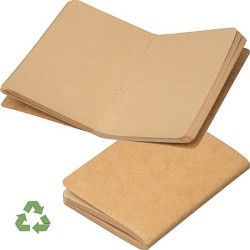 B7 Notizbuch aus recyceltem Papier - Beige