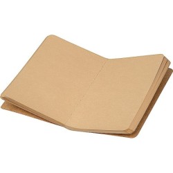 B7 Notizbuch aus recyceltem Papier - Beige